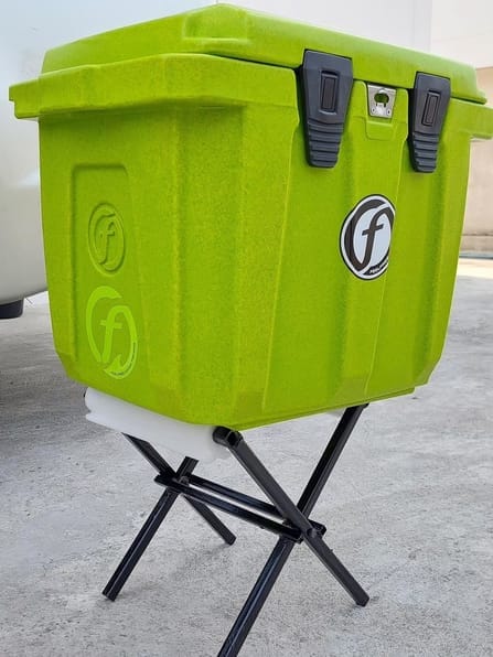ถังน้ำแข็งเกรดพรีเมี่ยม FEELFREE ขนาด 45 ลิตร สี LIME CAMO_3